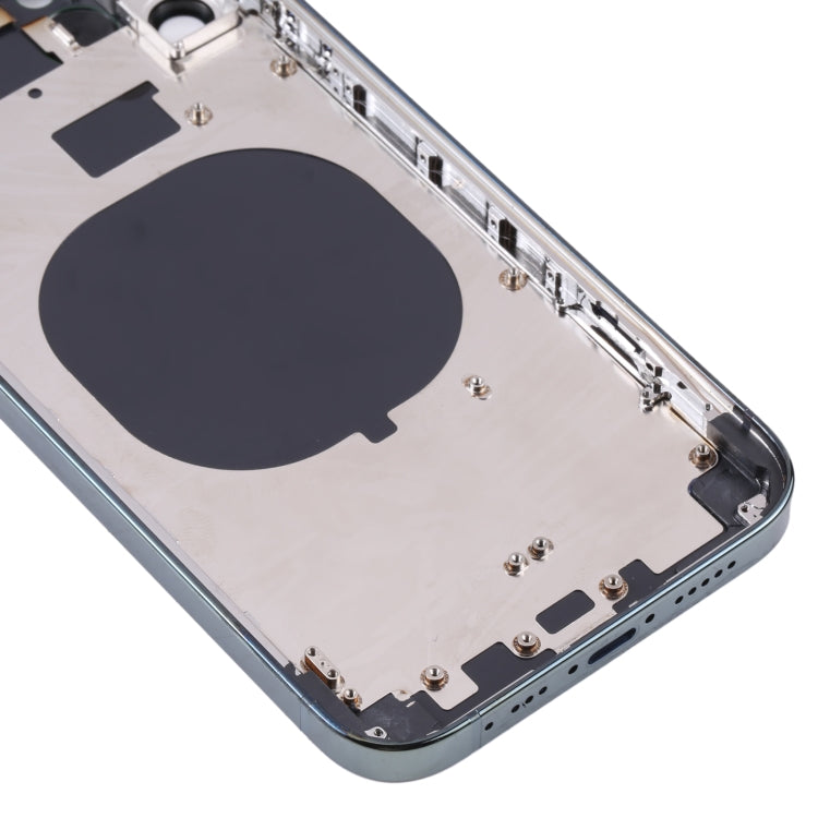 Electroplated Frame Back Housing Cover with Appearance Imitation of iP13 Pro for iPhone 11(Green) - Back Cover by PMC TechLife | Online Shopping South Africa | PMC TechLife | Buy Now Pay Later Mobicred