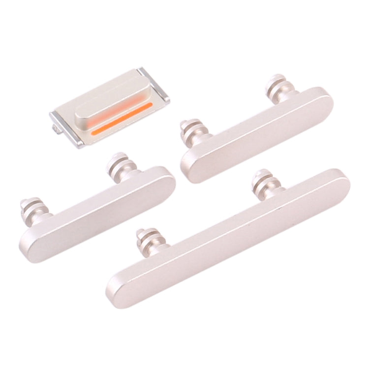 Power Button and Volume Control Button for iPhone 12(White) - Metal Parts by PMC TechLife | Online Shopping South Africa | PMC TechLife