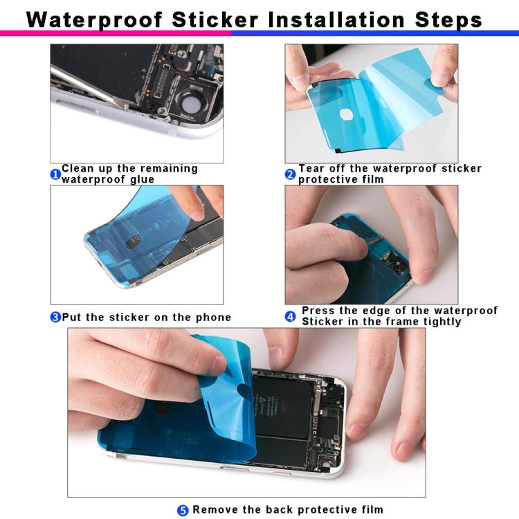 10 PCS Front Housing Adhesive for iPhone 12 Pro Max - LCD Related Parts by PMC TechLife | Online Shopping South Africa | PMC TechLife