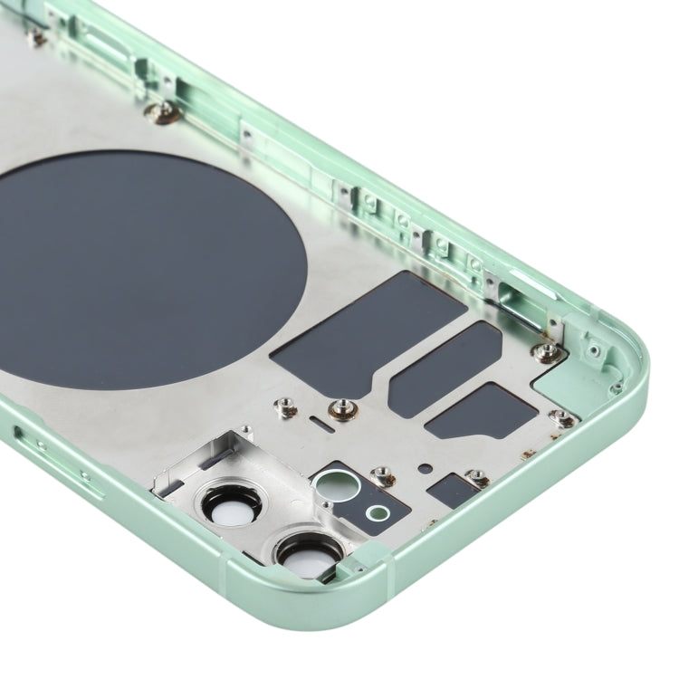 Back Housing Cover with SIM Card Tray & Side  Keys & Camera Lens for iPhone 12(Green) - free shipping - PMC TechLife - Order now!