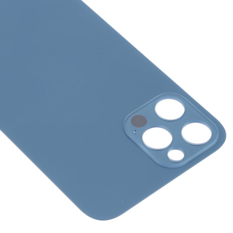 Easy Replacement Big Camera Hole Glass Back Battery Cover for iPhone 13 Pro(Blue) - Back Cover by PMC TechLife | Online Shopping South Africa | PMC TechLife