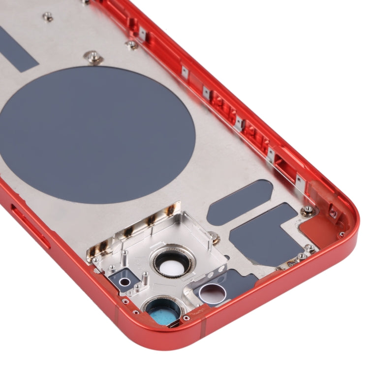 Back Housing Cover with SIM Card Tray & Side  Keys & Camera Lens for iPhone 13(Red) - Back Cover by PMC TechLife | Online Shopping South Africa | PMC TechLife
