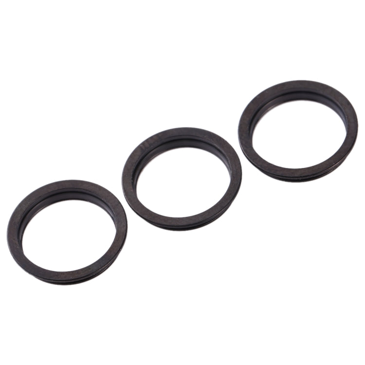 3 PCS Rear Camera Glass Lens Metal Protector Hoop Ring for iPhone 11 Pro & 11 Pro Max(Grey) - Camera Series by PMC TechLife | Online Shopping South Africa | PMC TechLife