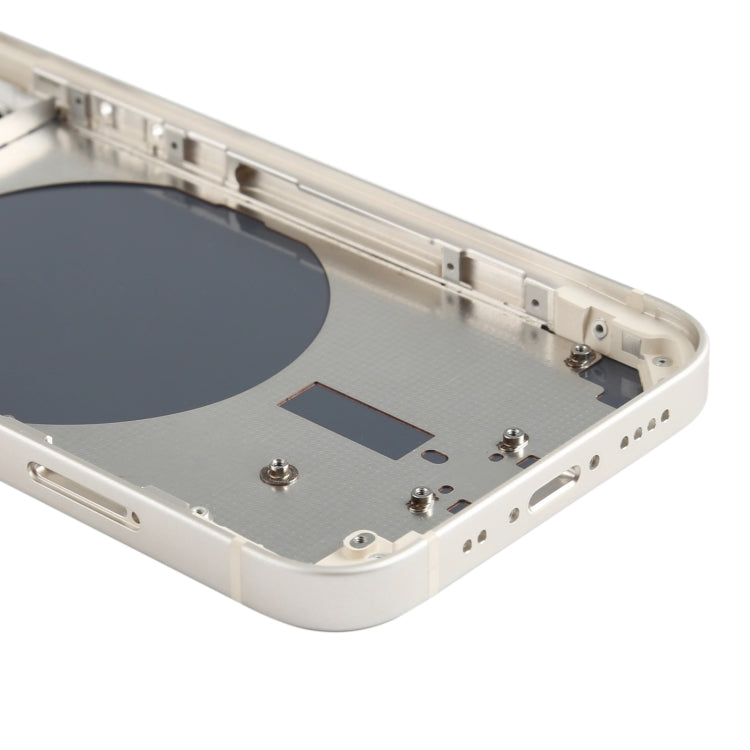 Back Housing Cover with SIM Card Tray & Side  Keys & Camera Lens for iPhone 12 mini(White) - free shipping - PMC TechLife - Order now!