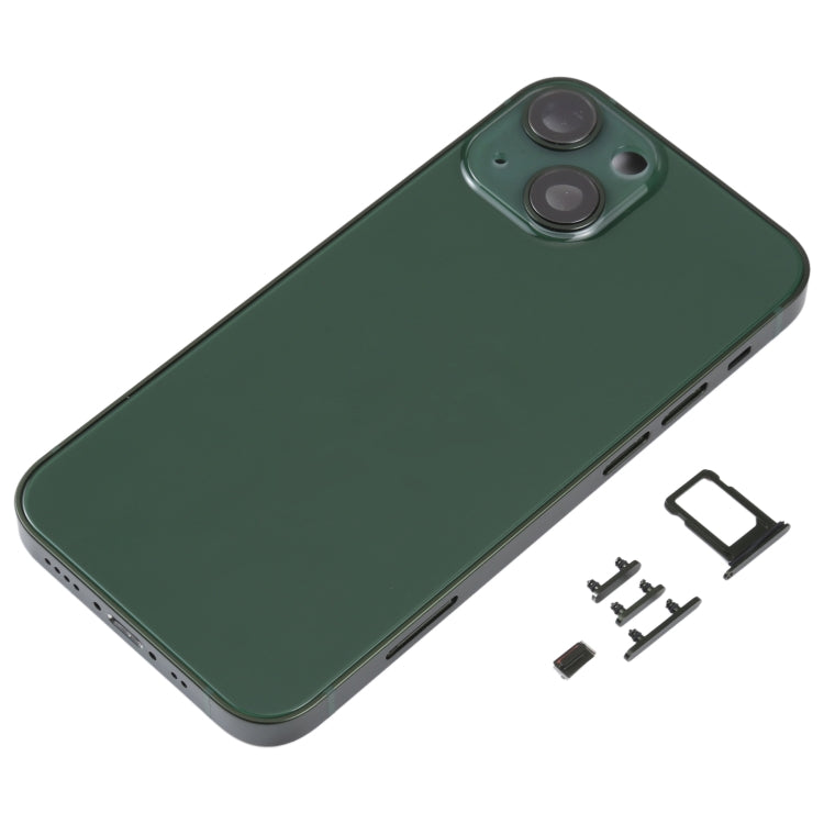 Back Housing Cover with SIM Card Tray & Side  Keys & Camera Lens for iPhone 13 Mini(Green) - free shipping - PMC TechLife - Order now!