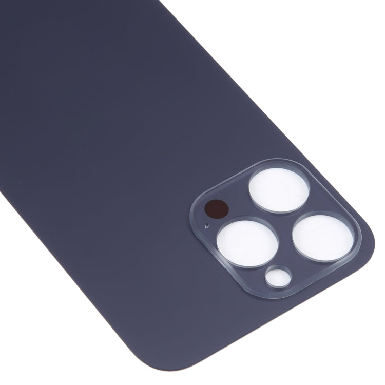 Easy Replacement Big Camera Hole Glass Back Battery Cover for iPhone 14 Pro Max(Purple) - Back Cover by PMC TechLife | Online Shopping South Africa | PMC TechLife | Buy Now Pay Later Mobicred