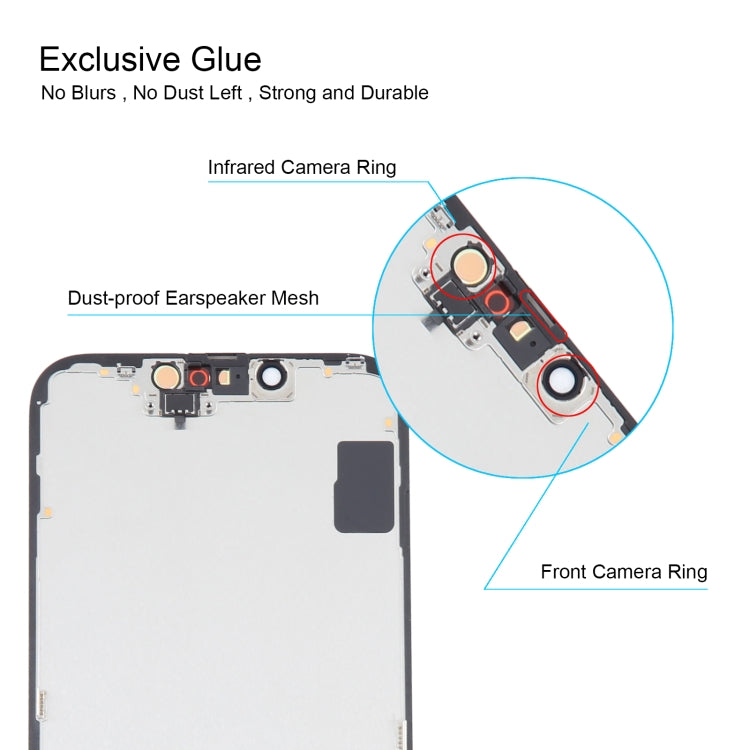 Super Retina XDR OLED Original LCD Screen For iPhone 14 with Digitizer Full Assembly - free shipping - PMC TechLife - Order now!