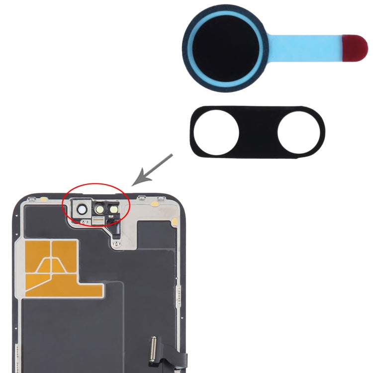100/Set Front Camera LCD Shading Sealing Sticker for iPhone 14 Pro / 14 Pro Max -  by PMC TechLife | Online Shopping South Africa | PMC TechLife