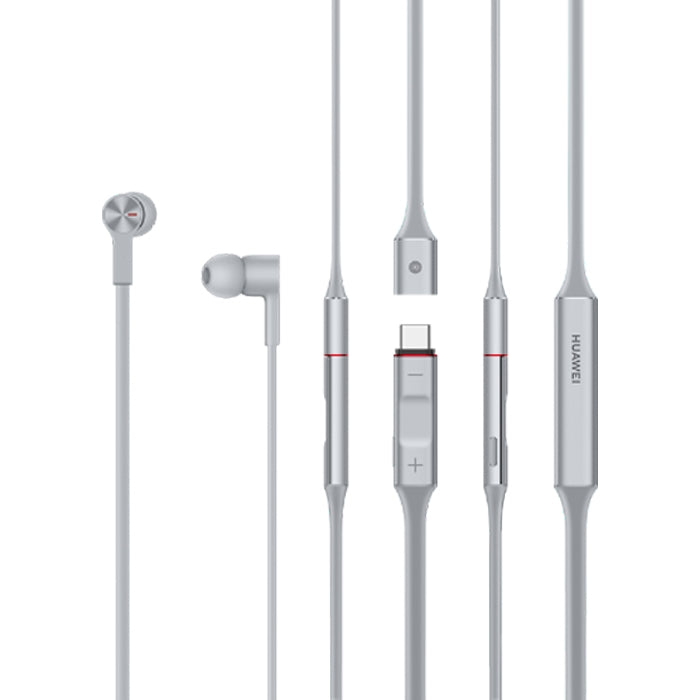 Original Huawei FreeLace CM70-C Bluetooth 5.0 Waterproof Hanging Neck Sports In-ear Bluetooth Headset (Silver) - Neck-mounted Earphone by Huawei | Online Shopping South Africa | PMC Jewellery