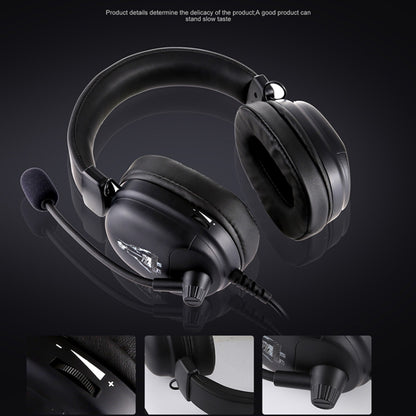 HAMTOD V6800 Dual 3.5mm + USB Interface Wired Gaming Headset, Cable Length: 2.1m - Multimedia Headset by HAMTOD | Online Shopping South Africa | PMC Jewellery