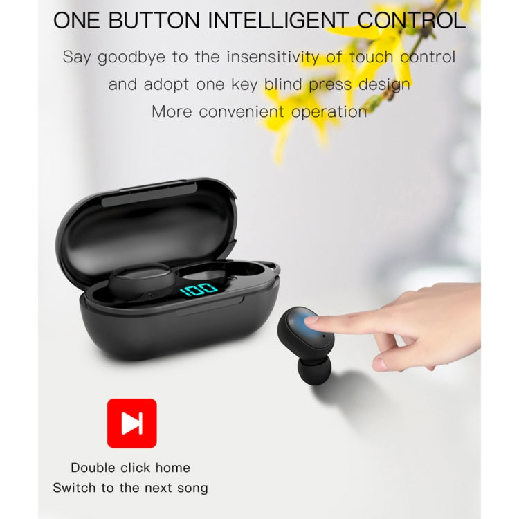 H6 TWS Bluetooth 5.0 Wireless Bluetooth Earphone with Digital Display & Charging Box, Support for Siri & HD Calls - TWS Earphone by PMC TechLife | Online Shopping South Africa | PMC TechLife