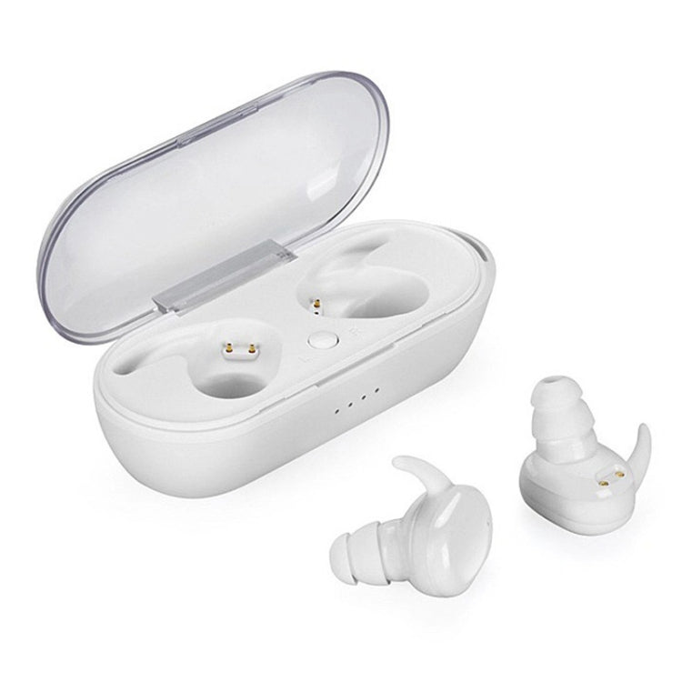 TWS-4 IPX5 Waterproof Bluetooth 5.0 Touch Wireless Bluetooth Earphone with Charging Box, Support HD Call & Voice Prompts(White) - TWS Earphone by PMC TechLife | Online Shopping South Africa | PMC TechLife