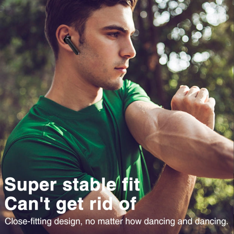 P100pro TWS Bluetooth 5.0 Touch Wireless Bluetooth Earphone with Charging Box & LED Smart Digital Display, Support Siri & Call(White) - TWS Earphone by PMC TechLife | Online Shopping South Africa | PMC TechLife