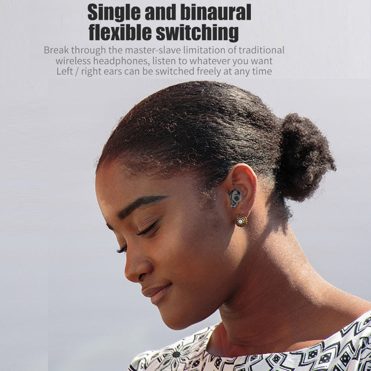 XG-8 TWS Digital Display Touch Bluetooth Earphone with Magnetic Charging Box(Blue) - TWS Earphone by PMC TechLife | Online Shopping South Africa | PMC TechLife