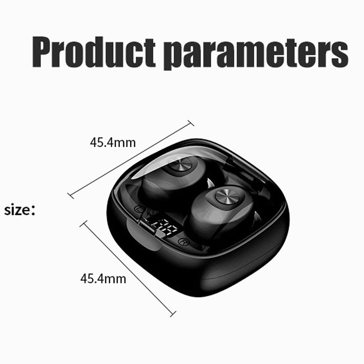 XG-8 TWS Digital Display Touch Bluetooth Earphone with Magnetic Charging Box(Blue) - TWS Earphone by PMC TechLife | Online Shopping South Africa | PMC TechLife