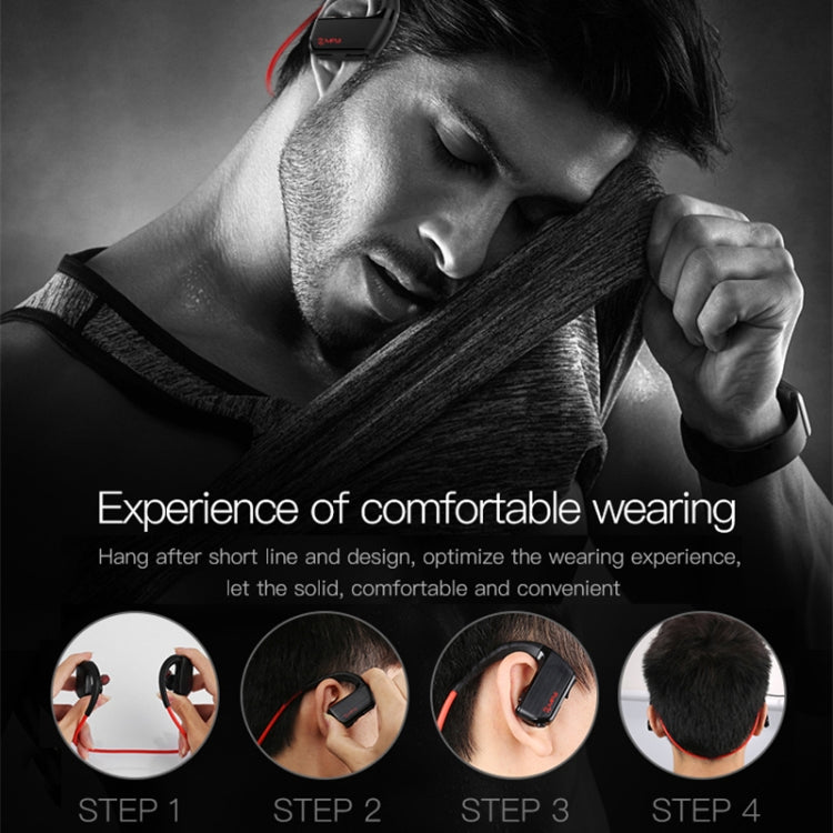 J2 Bluetooth 4.2 Binaural Hanging Type Wireless Sports Bluetooth Earphone, Built-in Memory (Silver) - Bluetooth Earphone by PMC Jewellery | Online Shopping South Africa | PMC Jewellery