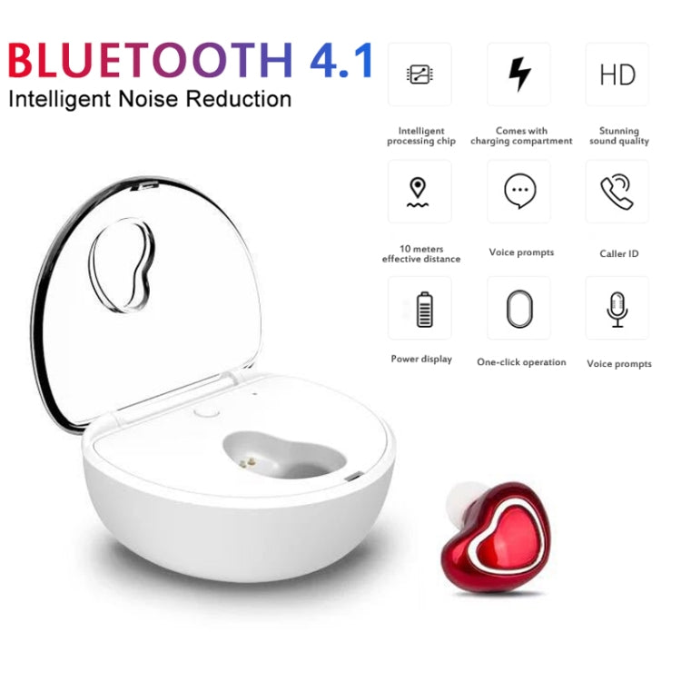 X7 Bluetooth 4.1 Mini Invisible Wireless Sports Bluetooth Earphone with Charging Box (Black) - Bluetooth Earphone by PMC TechLife | Online Shopping South Africa | PMC TechLife