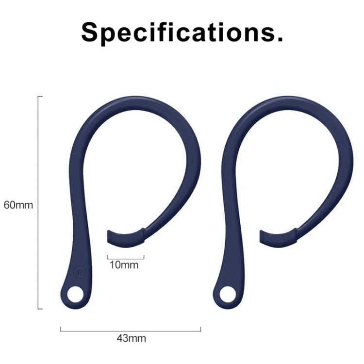 For AirPods 1 / 2 / Pro Anti-lost Silicone Earphone Ear-hook(Dark Blue) - Anti-lost & Holder by PMC TechLife | Online Shopping South Africa | PMC TechLife