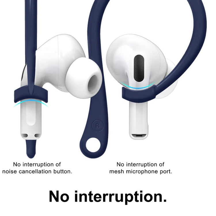 For AirPods 1 / 2 / Pro Anti-lost Silicone Earphone Ear-hook(Dark Blue) - Anti-lost & Holder by PMC TechLife | Online Shopping South Africa | PMC TechLife