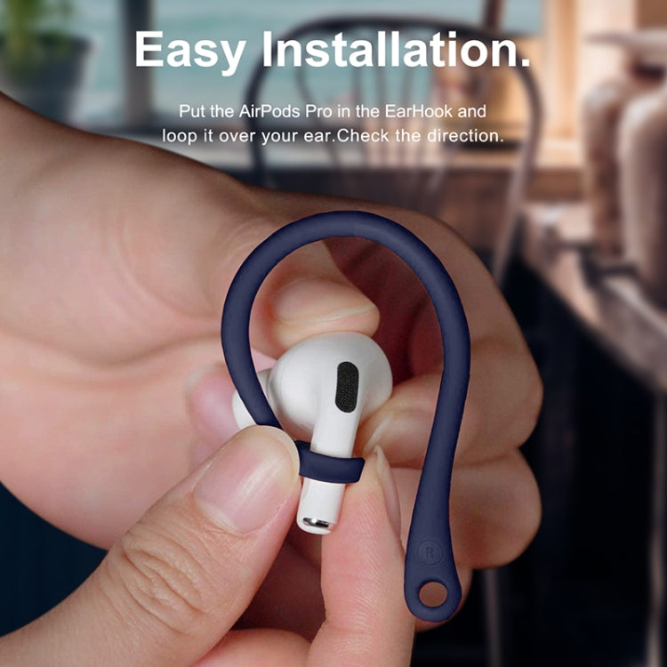 For AirPods 1 / 2 / Pro Anti-lost Silicone Earphone Ear-hook(Dark Blue) - Anti-lost & Holder by PMC TechLife | Online Shopping South Africa | PMC TechLife