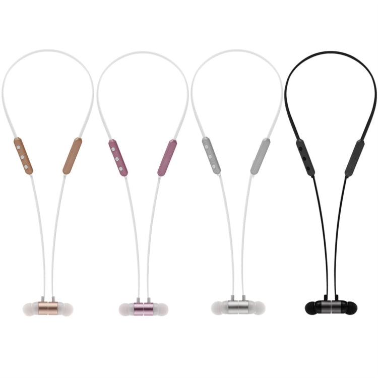 BT-900 Bluetooth 4.2 Hanging Neck Design Bluetooth Headset, Support Music Play & Switching & Volume Control & Answer(Rose Gold) - Neck-mounted Earphone by PMC TechLife | Online Shopping South Africa | PMC TechLife