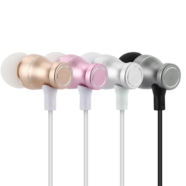 F106 Bluetooth 4.2 Hanging Neck Design Bluetooth Headset, Support Music Play & Switching & Volume Control & Answer(Silver) - Neck-mounted Earphone by PMC TechLife | Online Shopping South Africa | PMC TechLife