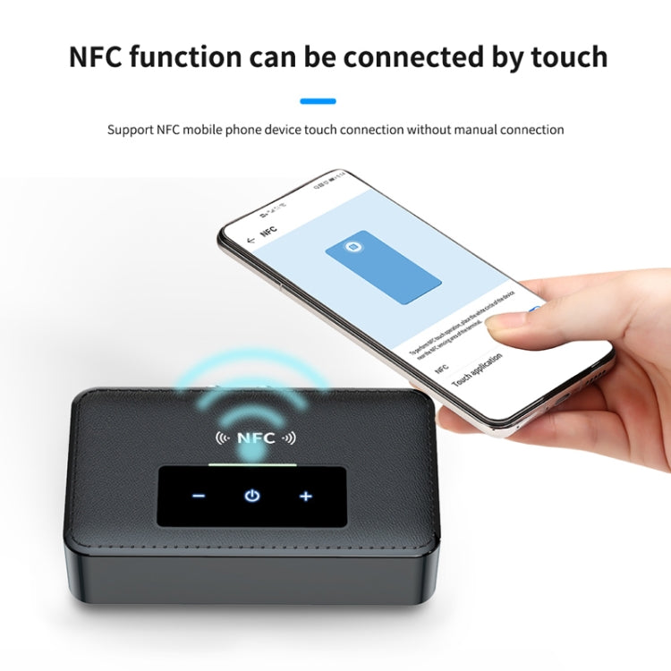 NFC BT19 Bluetooth 5.0 Receiver Transmitter Headset Car Audio Player - Audio Receiver Transmitter by PMC Jewellery | Online Shopping South Africa | PMC Jewellery