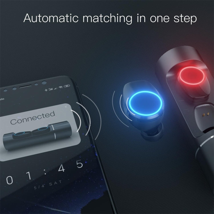 JAKCOM TWS Bluetooth 5.0 Multi-function Waterproof Wireless Bluetooth Headset(Black) - TWS Earphone by JAKCOM | Online Shopping South Africa | PMC TechLife | Buy Now Pay Later Mobicred