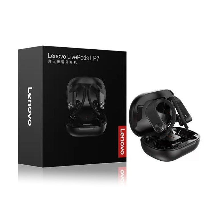 Original Lenovo LivePods LP7 IPX5 Waterproof Ear-mounted Bluetooth Earphone with Magnetic Charging Box & LED Battery Display, Support for Calls & Automatic Pairing(White) - Bluetooth Earphone by Lenovo | Online Shopping South Africa | PMC Jewellery