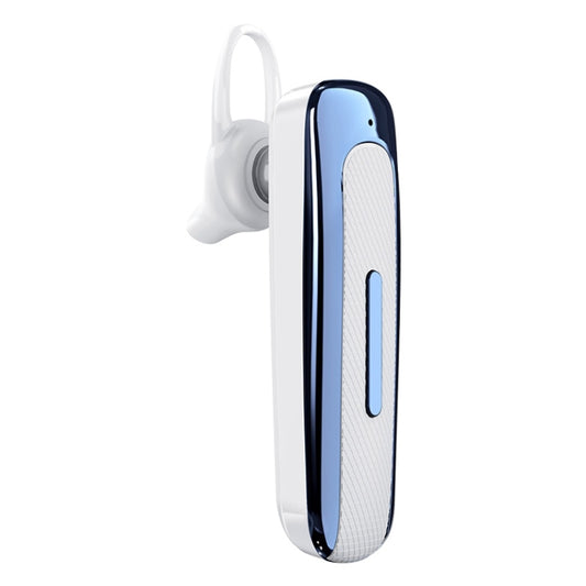 E1 Smart Noise Reduction Unilateral Ear-mounted Bluetooth Earphone (White Blue) - Bluetooth Earphone by PMC Jewellery | Online Shopping South Africa | PMC Jewellery