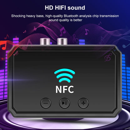 T36 NFC Bluetooth 5.0 Receiver Transmitter Headset Car Audio Player - Audio Receiver Transmitter by PMC Jewellery | Online Shopping South Africa | PMC Jewellery