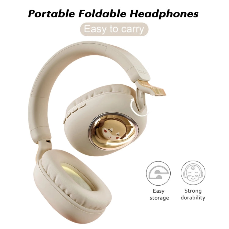 B4 RGB Cartoon Stereo Headset Wireless Bluetooth Headphones (Pink) - Headset & Headphone by PMC TechLife | Online Shopping South Africa | PMC TechLife
