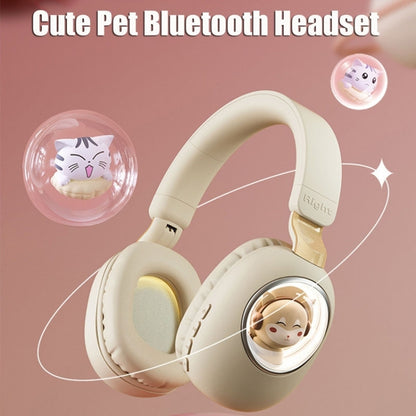 B4 RGB Cartoon Stereo Headset Wireless Bluetooth Headphones (Pink) - Headset & Headphone by PMC Jewellery | Online Shopping South Africa | PMC Jewellery