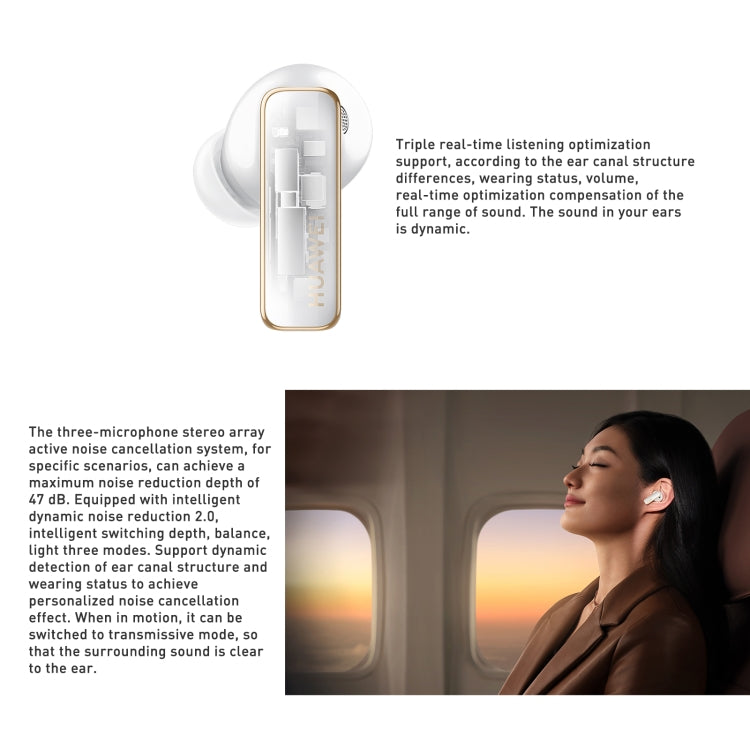 HUAWEI FreeBuds Pro 2 + TWS Extrasensory Perception Wireless Earphone Support Heart Rate & Body Temperature Monitoring(White) - Bluetooth Earphone by Huawei | Online Shopping South Africa | PMC Jewellery