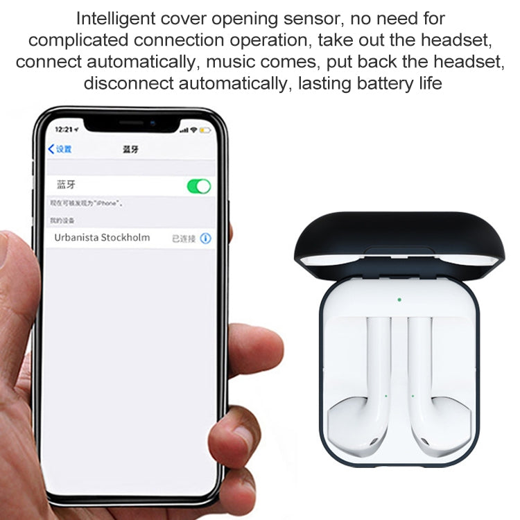 R300 TWS Bluetooth 5.0 Waterproof Wireless Binaural Sport Bluetooth Headset(White) - TWS Earphone by PMC TechLife | Online Shopping South Africa | PMC TechLife