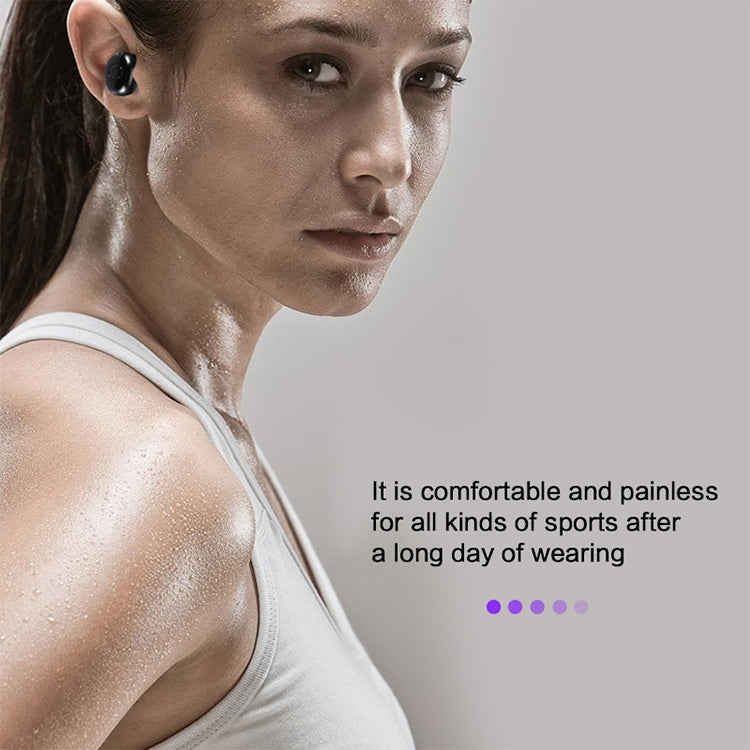 DT-4 IPX Waterproof Bluetooth 5.0 Wireless Bluetooth Earphone with 350mAh Magnetic Charging Box, Support for Calling(Rose Gold) - Bluetooth Earphone by PMC TechLife | Online Shopping South Africa | PMC TechLife