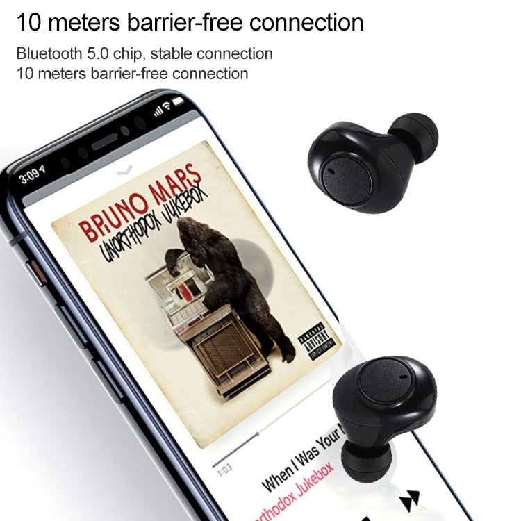 DT-15 Wireless Two Ear Bluetooth Headset Supports Touch & Smart Magnetic Charging & Power On Automatic Pairing (Green) - Bluetooth Earphone by PMC TechLife | Online Shopping South Africa | PMC TechLife