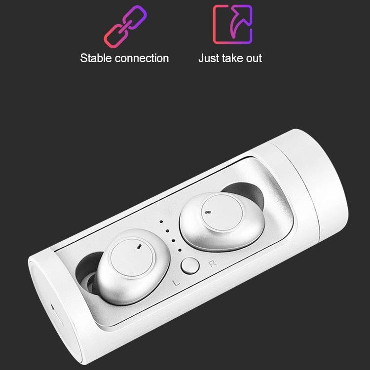 DT-15 Wireless Two Ear Bluetooth Headset Supports Touch & Smart Magnetic Charging & Power On Automatic Pairing (Green) - Bluetooth Earphone by PMC TechLife | Online Shopping South Africa | PMC TechLife