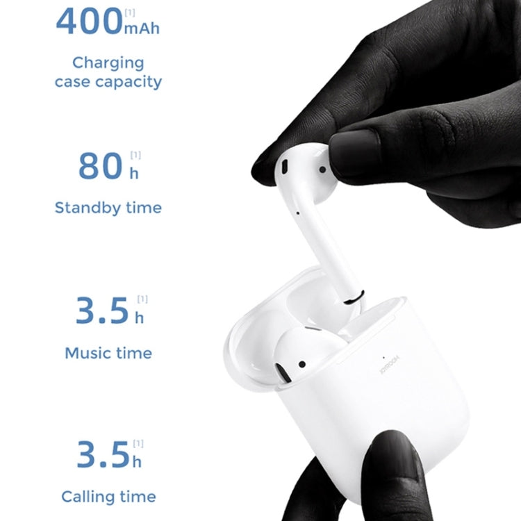 JOYROOM JR-T03S Bluetooth 5.0 Binaural TWS Bluetooth Headset (White) - TWS Earphone by JOYROOM | Online Shopping South Africa | PMC Jewellery