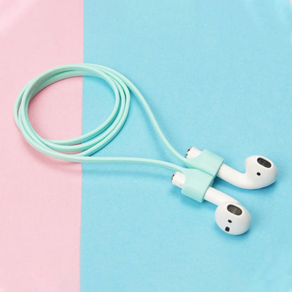 Wireless Bluetooth Headset Anti-lost Rope Magnetic Silicone Lanyard for Apple AirPods 1 / 2(Mint Green) - Anti-lost & Holder by PMC Jewellery | Online Shopping South Africa | PMC Jewellery