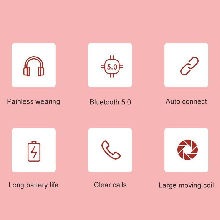 Y08 Hifi Sound Quality Macaron Bluetooth Headset, Supports Calling & TF Card & 3.5mm AUX (White) - Headset & Headphone by PMC TechLife | Online Shopping South Africa | PMC TechLife