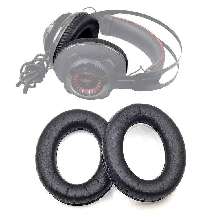 2 PCS For Kingston Hyper X Cloud Revolver S Soft Sponge Earphone Protective Cover Earmuffs (Red) - Earmuff & Pad by PMC TechLife | Online Shopping South Africa | PMC TechLife