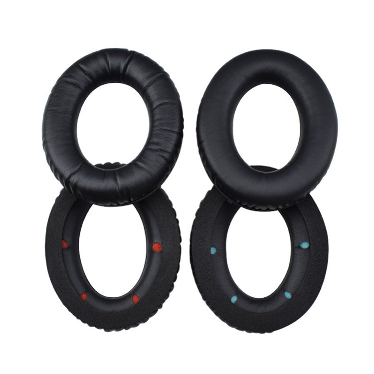 2 PCS For Kingston Hyper X Cloud Revolver S Soft Sponge Earphone Protective Cover Earmuffs (Red) - Earmuff & Pad by PMC TechLife | Online Shopping South Africa | PMC TechLife