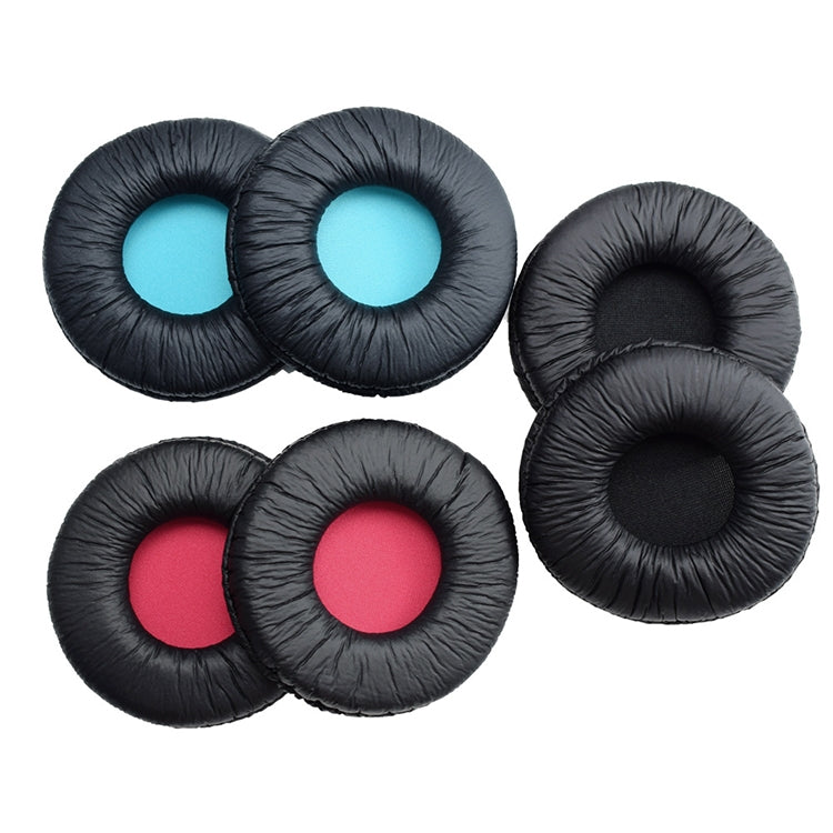 2 PCS For SONY MDR-V55 Earphone Cushion Leather Cover Earmuffs Replacement Earpads (Red) - Earmuff & Pad by PMC TechLife | Online Shopping South Africa | PMC TechLife