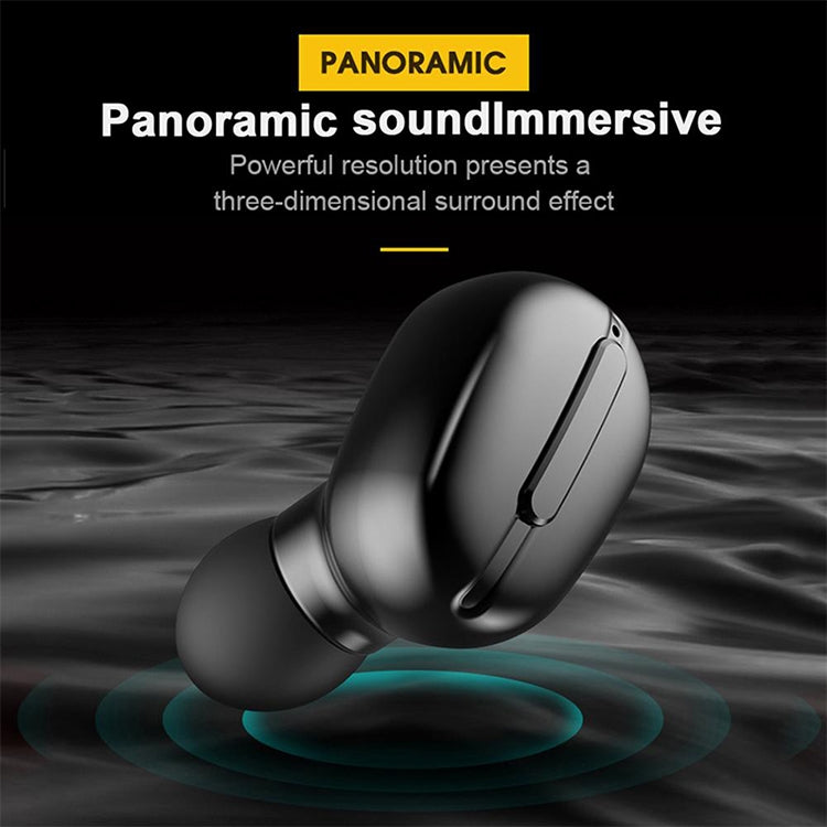 L13 IPX6 Waterproof Bluetooth 5.0 Wireless Stereo Bluetooth Earphone with Magnetic Charging Box, Supports Binaural Call & Voice Assistant (Black) - Bluetooth Earphone by PMC Jewellery | Online Shopping South Africa | PMC Jewellery