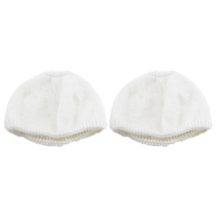 2 PCS Knitted Headphone Dustproof Protective Case for Beats Studio2(White) - Anti-dust & Ear Caps by PMC TechLife | Online Shopping South Africa | PMC TechLife