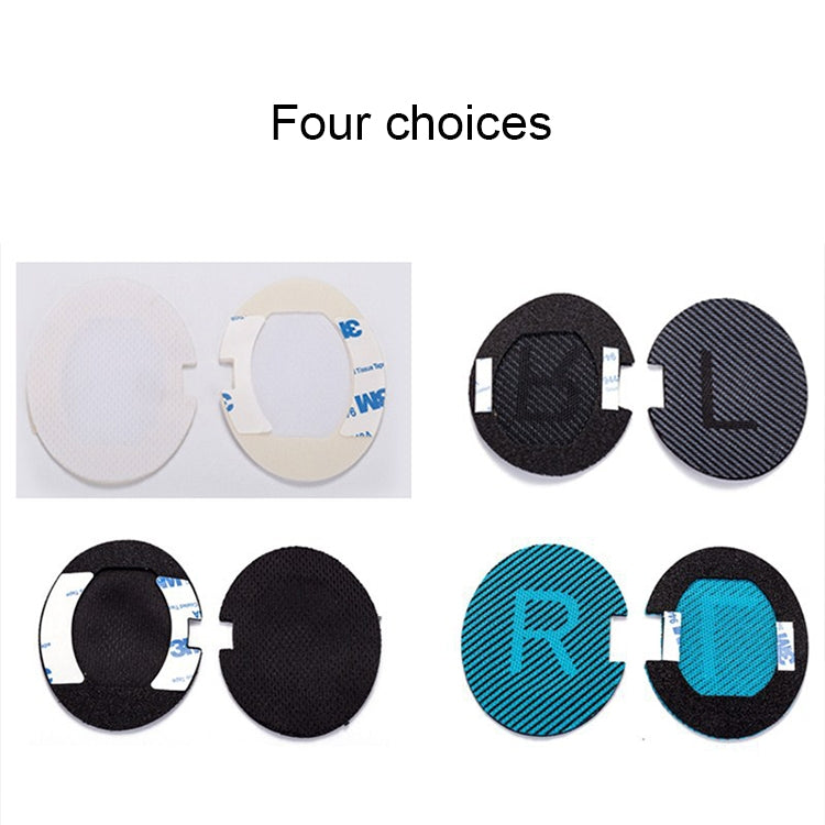 1 Pair Soft Earmuff Headphone Jacket with LR Cotton for BOSE QC2 / QC15 / AE2 / QC25 - Earmuff & Pad by PMC TechLife | Online Shopping South Africa | PMC TechLife