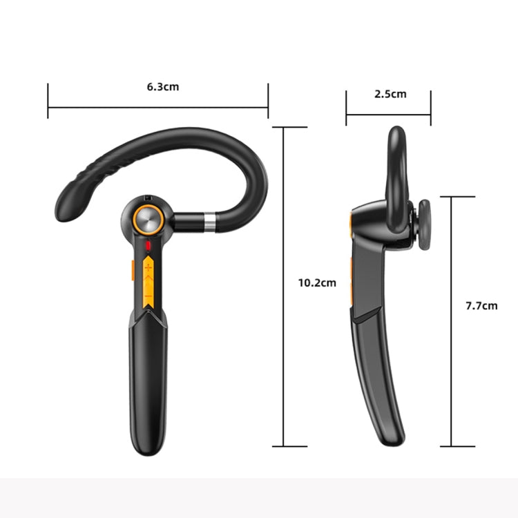 ME-100 TWS Business Rotating Universal True Stereo 5.0 Version Hanging Ear In-Ear Bluetooth Headset(Black Blue) - Bluetooth Earphone by PMC TechLife | Online Shopping South Africa | PMC TechLife