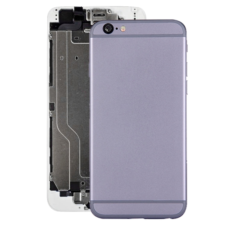 Full Housing Back Cover with Power Button & Volume Button Flex Cable for iPhone 6(Grey) - free shipping - PMC TechLife - Order now!