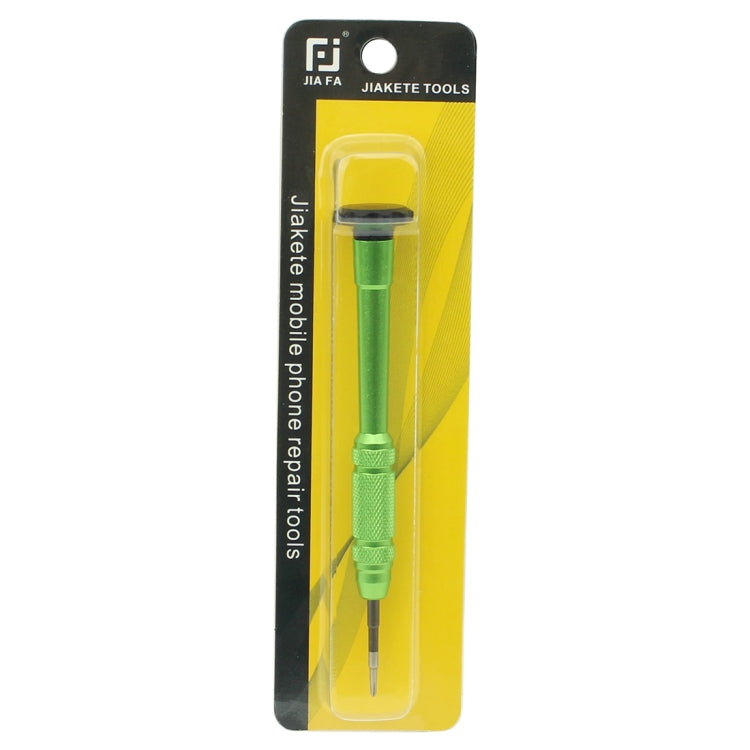 JIAFA JF-609-0.8 Pentalobe 0.8 Screwdriver for iPhone Charging Port Screws (Green) - Screwdriver by JIAFA | Online Shopping South Africa | PMC Jewellery